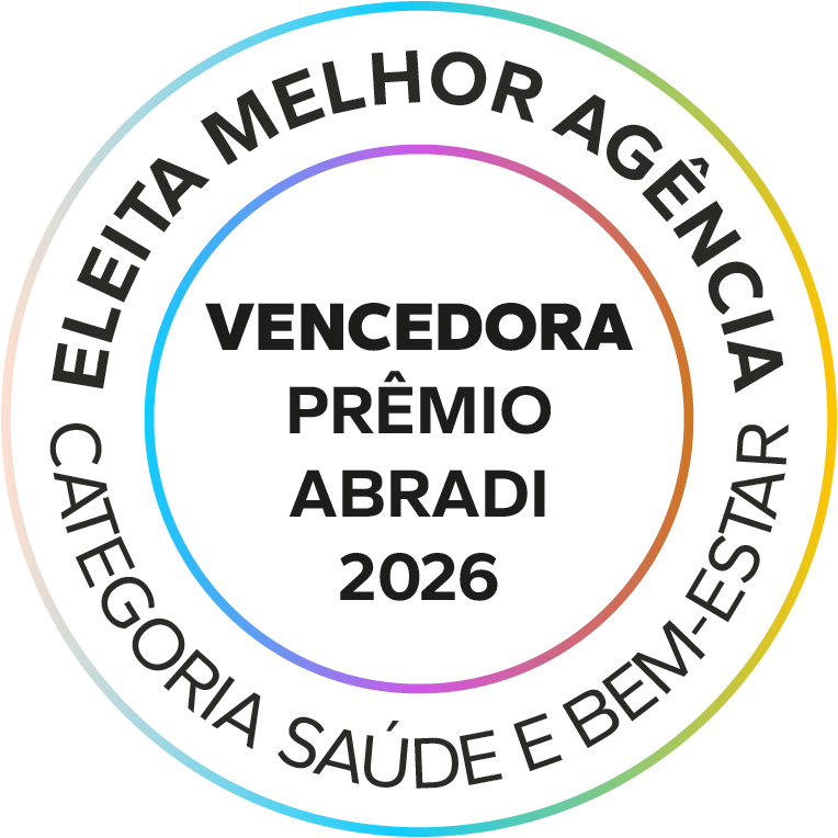 Selo ABRADI 2026 — Melhor Agência de Saúde e Bem-Estar